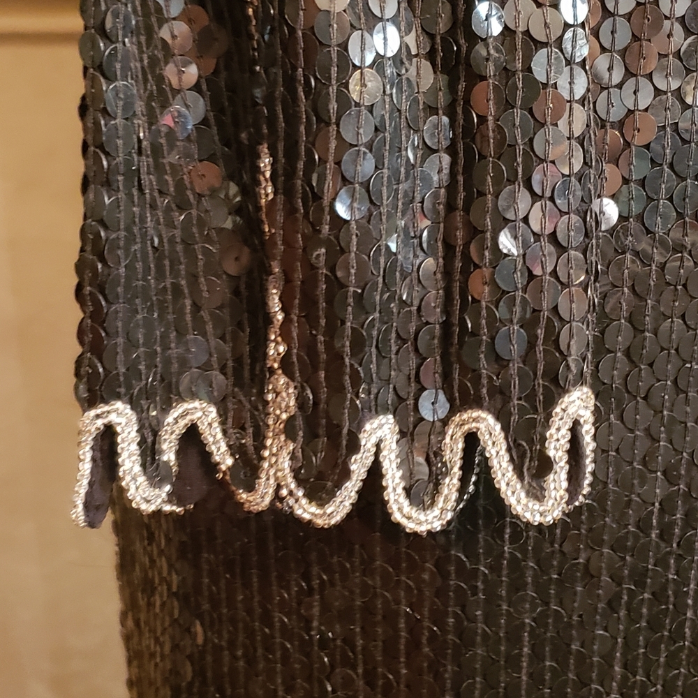 Judith Ann Creations sequin cocktail formal dress - Picture 3 of 10